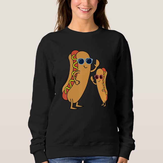 Sudadera Guay Franks Sausages Weiner Fast Food Gafas de sol (Anverso)