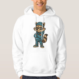Sudadera Guay Gangster Raccoon - Animal de la calle urbana