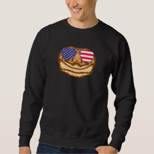 Sudadera Guay Gecko Con Bandera De Ee. Uu. Gafas De Sol
