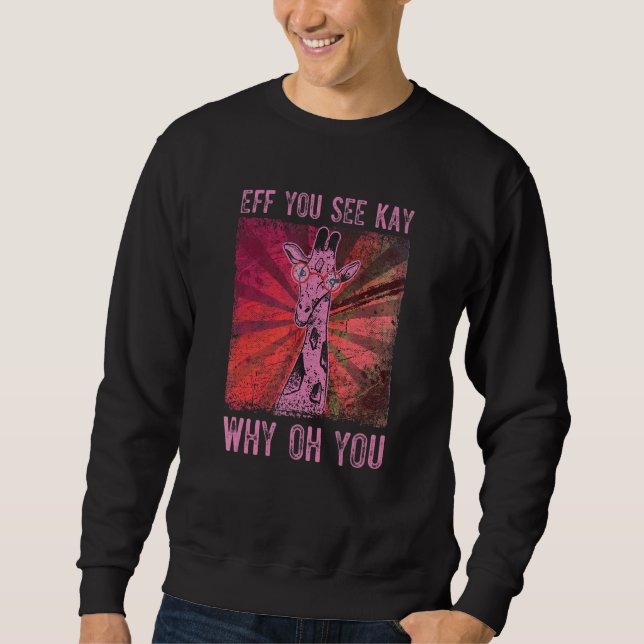 Sudadera Guay Giraffe Con Vidrios (Anverso)