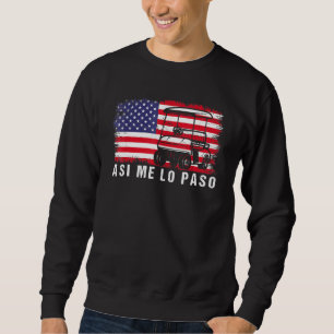 Sudadera Guay Golfer Así es como lanzamos la bandera estado