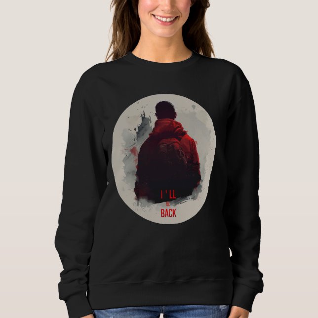 Sudadera Guay Guy y yo regresaremos con el código (Anverso)