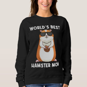 Sudadera Guay Hamster Para Mujeres Mamá Enana Siria Rodent