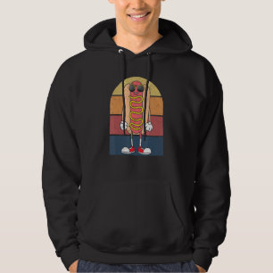 Sudadera Guay Hot Dog Fast Food Gafas de sol Ron de carne m