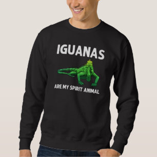 Sudadera Guay Iguana Para Hombres Mujeres Reptiles Herpetol