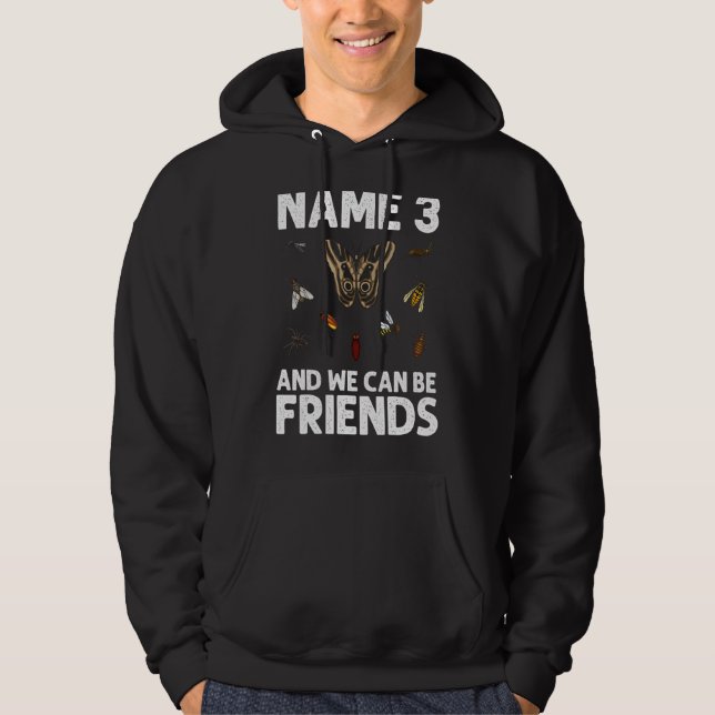 Sudadera Guay Insectos Para Hombres Mantequilla De Escaraba (Anverso)