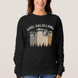 Sudadera Guay Koala En Llama Cria Herd Gafas De Sol En Curv