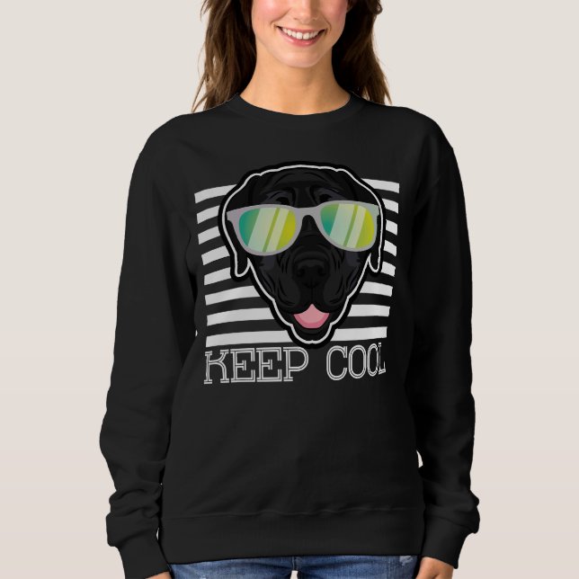 Sudadera Guay Labrador con gafas de sol (Anverso)