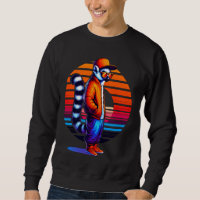 Guay Lemur Moderno Estilo Urbano Sunset Retro Art