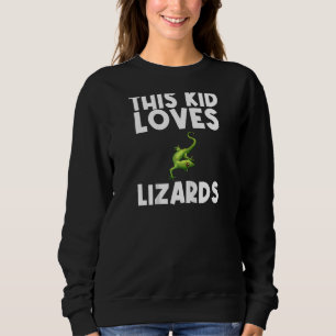 Sudadera Guay Lizard Para Niño Chica Gecko Green Reptile A