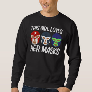 Sudadera Guay Lucha Libre Para Las Chicas Luchador Mexicana