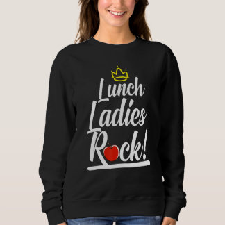 Sudadera Guay Lunch Lady Mujeres Chicas Escuela Cafetería