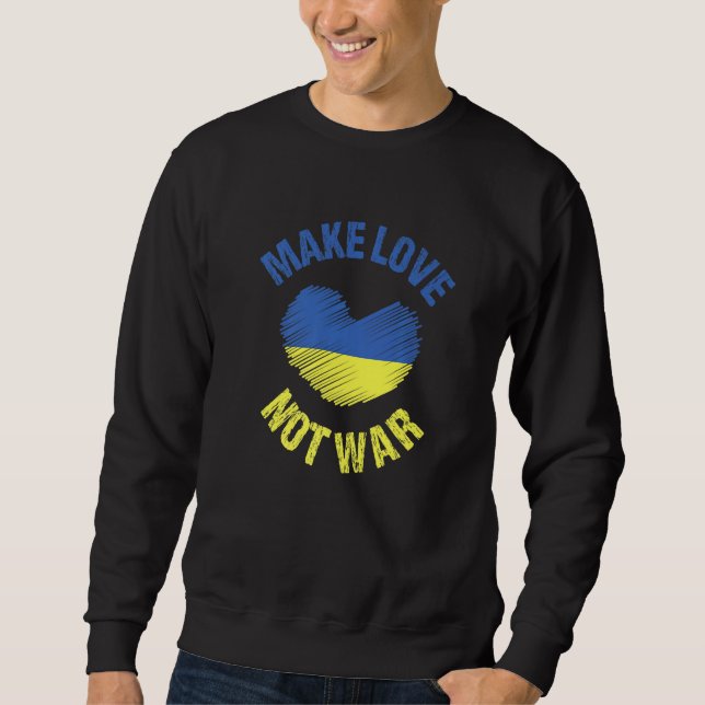 Sudadera Guay Make Love Not War Tee Para Hombres Mujeres 8 (Anverso)