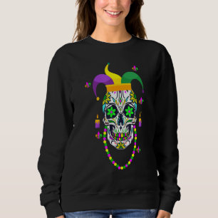 Sudadera Guay Mardi Gras Skull Jester Gorra Enmascaradas 3