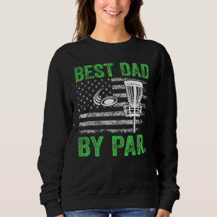Sudadera Guay Mejor Papá Por Par Disk Golf Bandera Estadoun