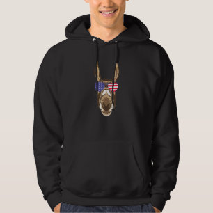 Sudadera Guay Mule Con Bandera De Los Ee.Uu. Gafas De Sol