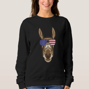 Sudadera Guay Mule Con Bandera De Los Ee.Uu. Gafas De Sol