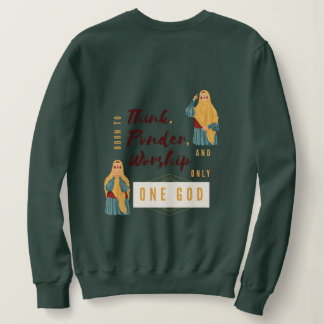 Sudadera Guay Muslimah "Nacido para adorar a un Dios"