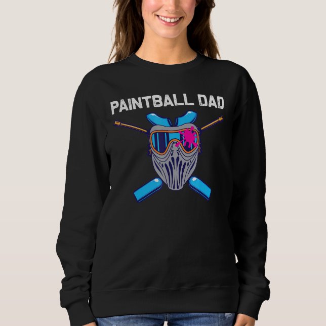 Sudadera Guay Paintball Para Papá Papá Paint Arma Táctica (Anverso)