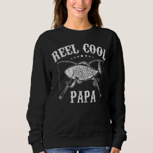 Sudadera Guay Papa Reel Mens Divertido amante de la pesca p