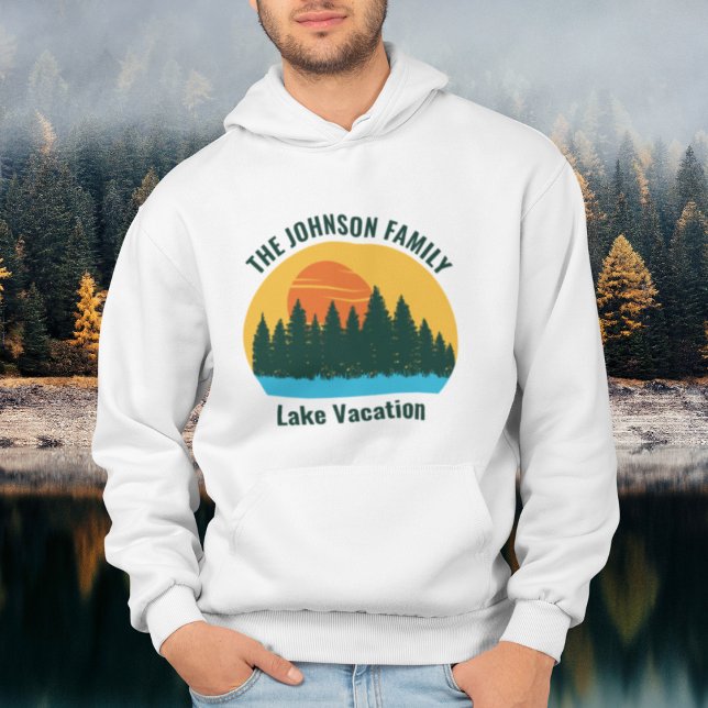 Sudadera Guay personalizado de Lake Vacation Sunset (Subido por el creador)