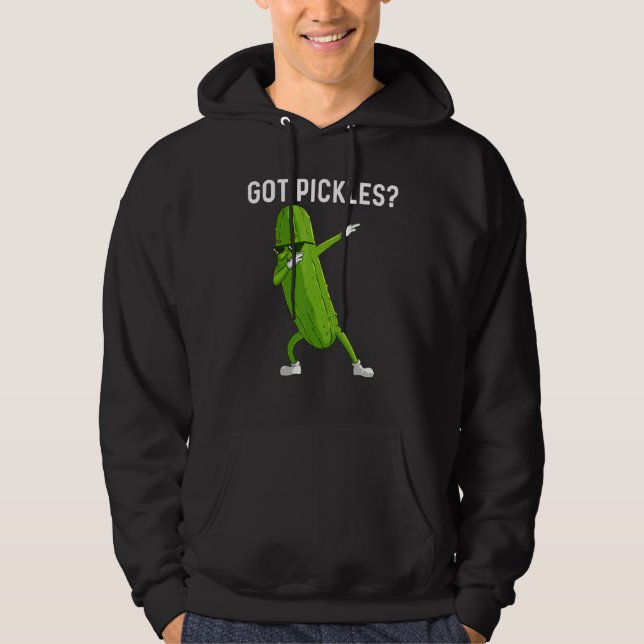 Sudadera Guay Pickle Para Hombres Mujeres Big Dill Cucumber (Anverso)