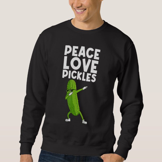 Sudadera Guay Pickle Para Hombres Mujeres Big Dill Cucumber (Anverso)