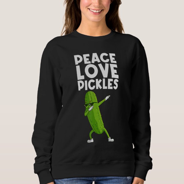 Sudadera Guay Pickle Para Hombres Mujeres Big Dill Cucumber (Anverso)