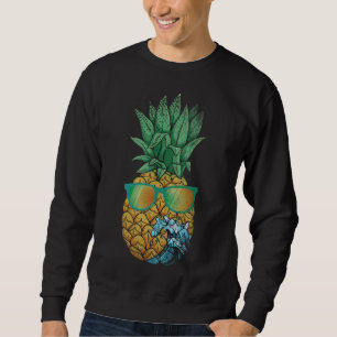 Sudadera Guay Piña Fruta exótica Gafas de sol Onda tropical