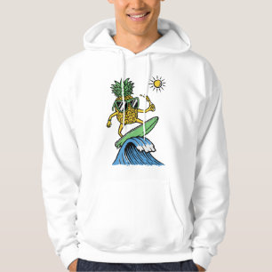 Sudadera Guay Pineapple está navegando en la playa de Sea V