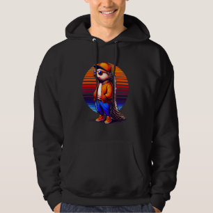 Sudadera Guay Porcupine Moderno Estilo Urbano Sunset Retro 