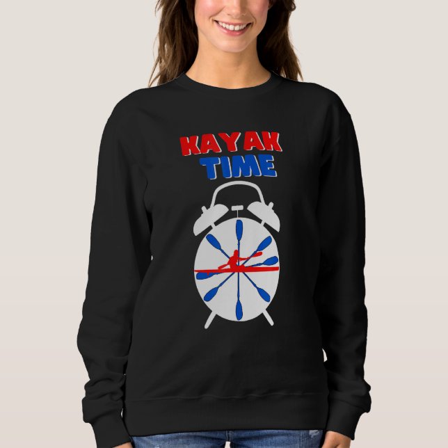 Sudadera Guay Red White Blue Kayak Time Women Who Love Kaya (Anverso)