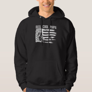 Sudadera Guay Reel Mens Papa Pescando patriótico americano 