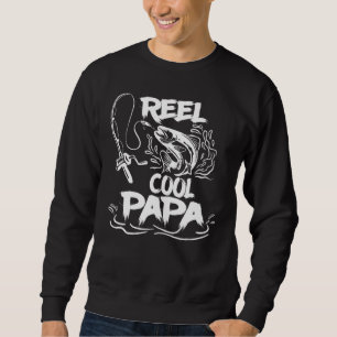 Sudadera Guay Reel Mens Papa Pescando té Divertido Día del