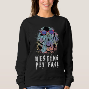 Sudadera Guay Resting Pit Face Dog Face Funny Perros Amante