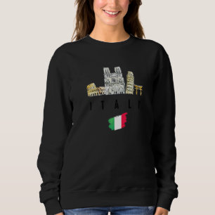 Sudadera Guay Roma Italia Colosseum Souvenir Tees Gráfico R