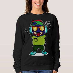 Sudadera Guay Saying Headset Sun Glasses Alien Robot
