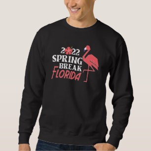 Sudadera Guay Spring Break 2022 Florida Flamingo Family Mat