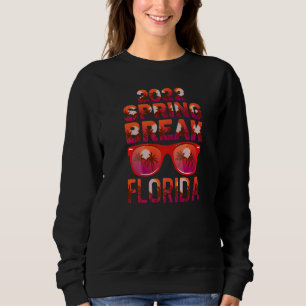 Sudadera Guay Spring Break 2022 Florida Sungafas y Palm T