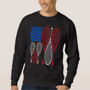 Sudadera Guay Squash Sport Tennis Bandera Estadounidense