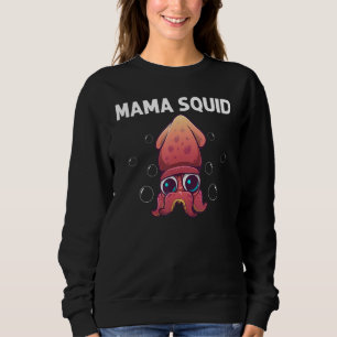 Sudadera Guay Squid Para Mujeres Mamá Octopus Biology Sea A