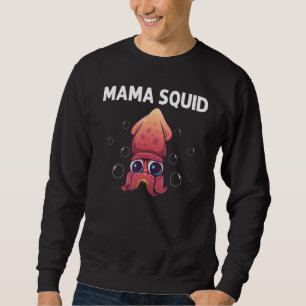 Sudadera Guay Squid Para Mujeres Mamá Octopus Biology Sea A