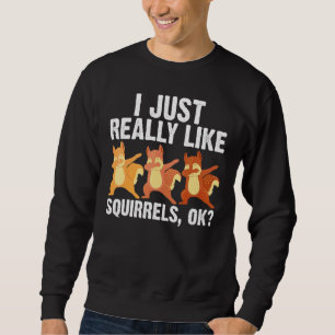 Sudadera Guay Squirrel Art Para Hombres Mujeres Chipmunk Pr