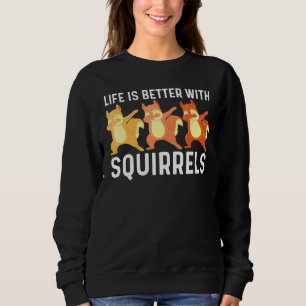 Sudadera Guay Squirrel Art Para Papá Papa Chipmunk Prairie 