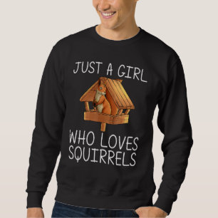 Sudadera Guay Squirrel Para Chicas Niños Chipmunk Zookeeper
