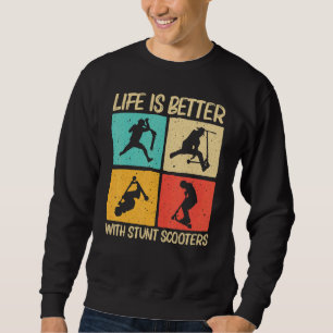 Sudadera Guay Stunt Scooter Para Hombres Scootering Scoote