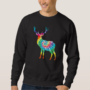 Sudadera Guay Tie Dye Cougar Puma Animal Hippie Peace
