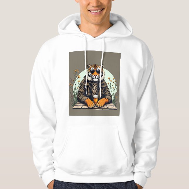Sudadera "Guay Tiger Hoodie - Pullover gráfica única de (Anverso)