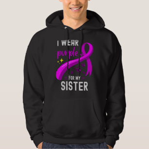 Sudadera Guay Uso Púrpura Para Mi Hermana Lupus Awareness B