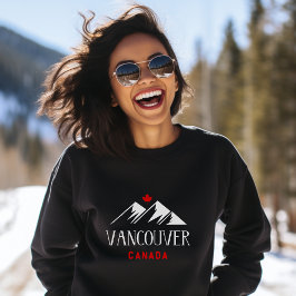 Sudadera Guay Vancouver Canada Mountains Maple Dark